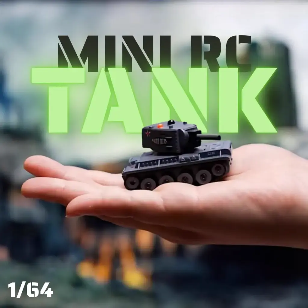 Mini RC Tank (Grey)