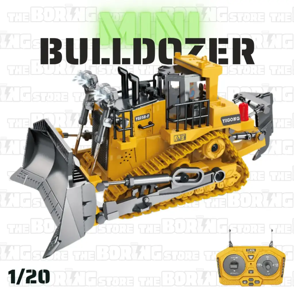 Mini Rc Bulldozer 1/20 9CH